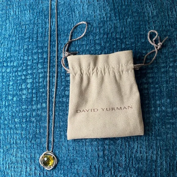 David Yurman Citrine Infinity Necklace